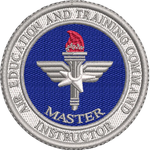 *WHITE* Air Education and Training Command (AETC) Master Instructor